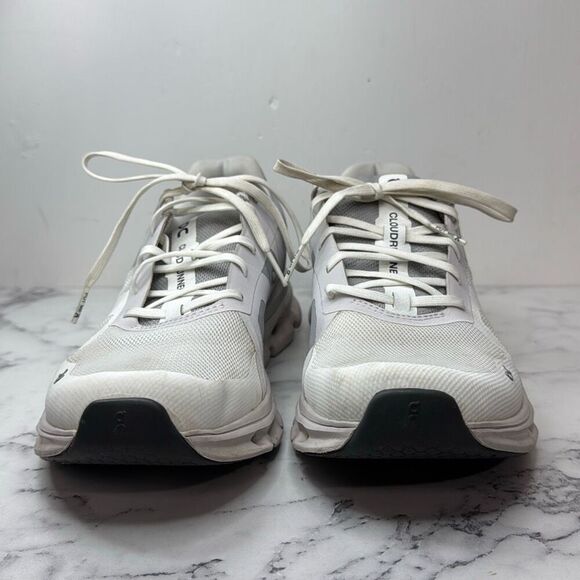 On Running Cloudrunner White Gray Sneakers 9 - Picture 3 of 8